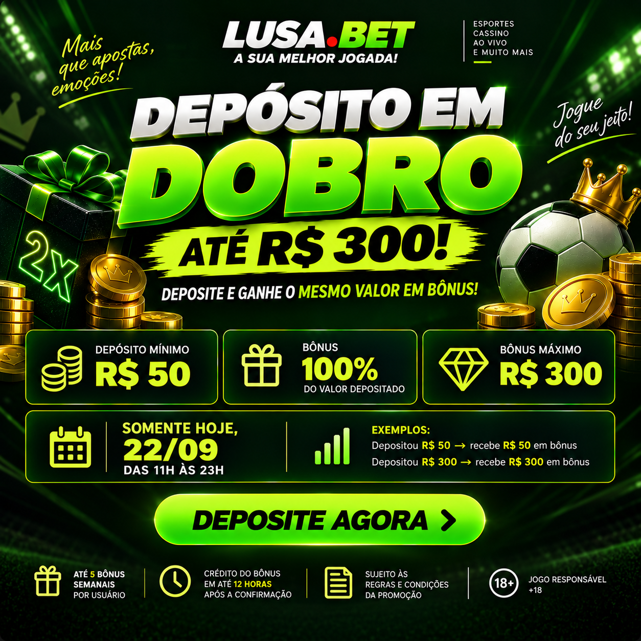 Promoção do dia!